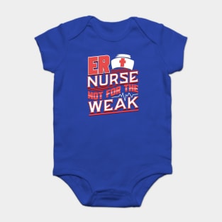 ER Nurse Funny Humor RN Baby Bodysuit